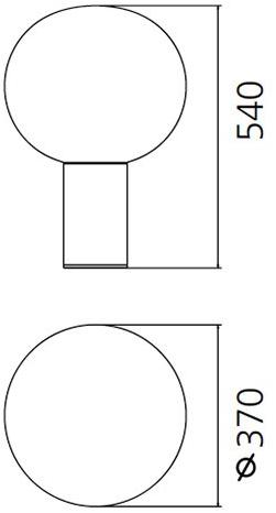 Artemide Настольная лампа из дутого стекла sun-id-1515088 - Вид №4