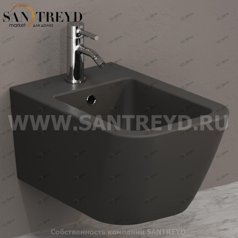 STS10SK Биде подвесное STONE Ceramica Globo