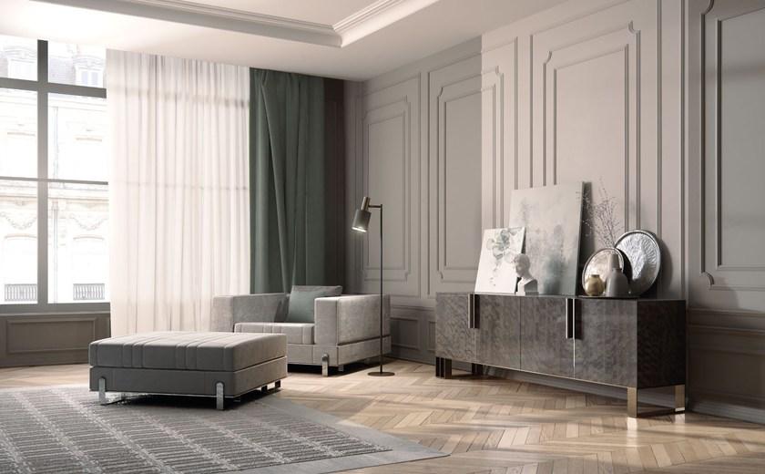 Capital Collection Квадратный пуф из ткани Grand sun-id-1405782 - Вид №2