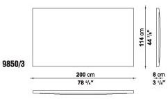 Maxalto Двуспальная кровать из ткани с мягким изголовьем Bauci sun-id-1489264 - Вид №10