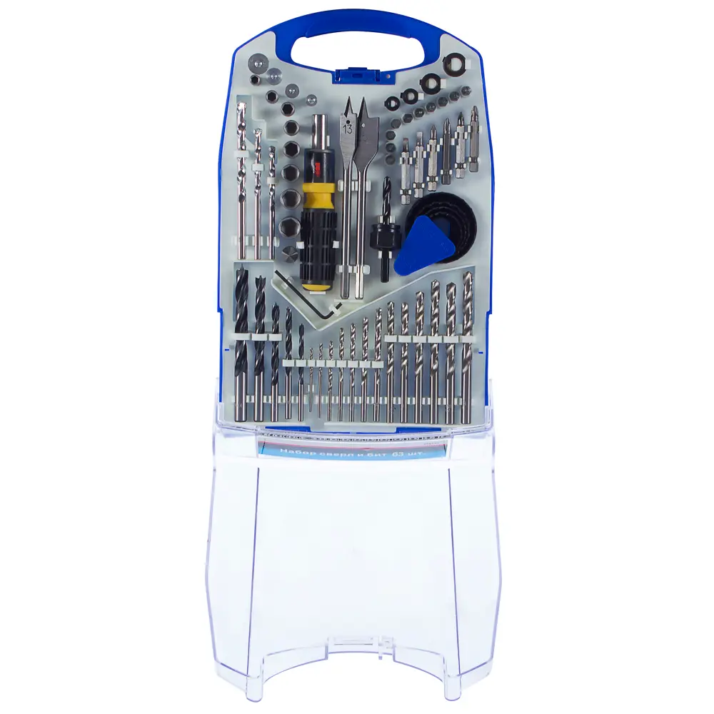 Набор свёрл и бит универсальный, 63 предмета Santreyd STLM-2121520 - Вид №1