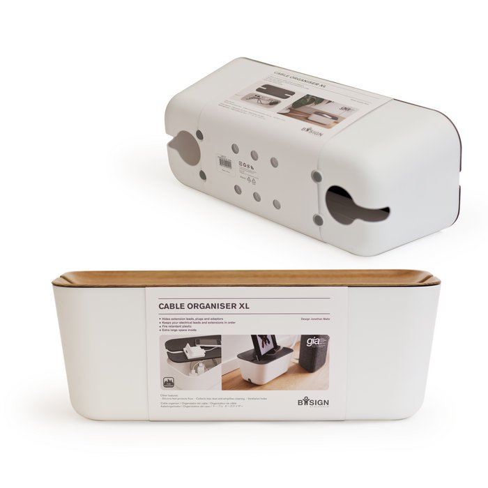 Органайзер белый для проводов большой Hideaway BOSIGN  00-3872102 Белый  - Вид №2