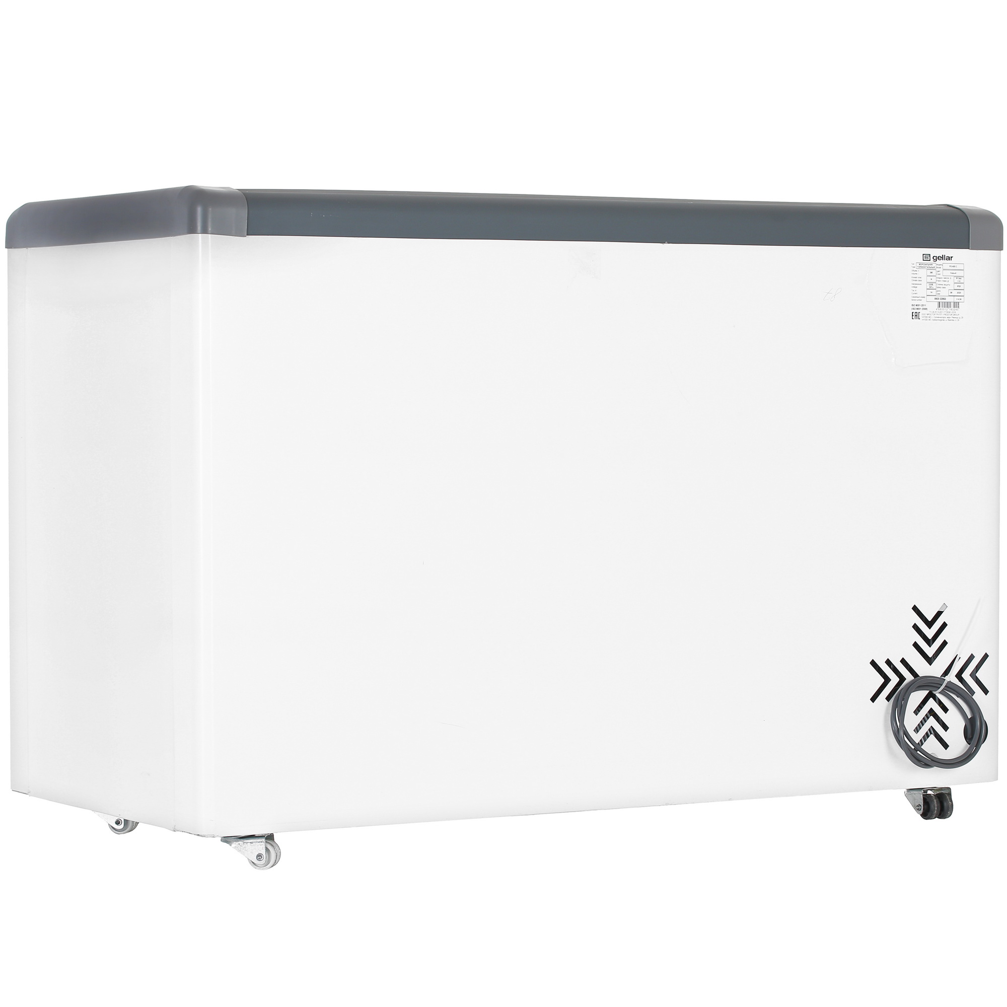 1109644 Морозильный ларь Frostor Gellar FG 400 С белый, серый STDN-0081657 - Вид №3