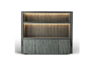 Мобильный бар из эвкалипта со встроенным освещением