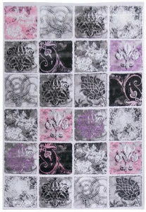 Ковер California HL006-095 2,4 3,4 м DOLLY CAPRETS ДИЗАЙНЕРСКИЕ, CALIFORNIA 015273 Розовый;серый;фиолетовый