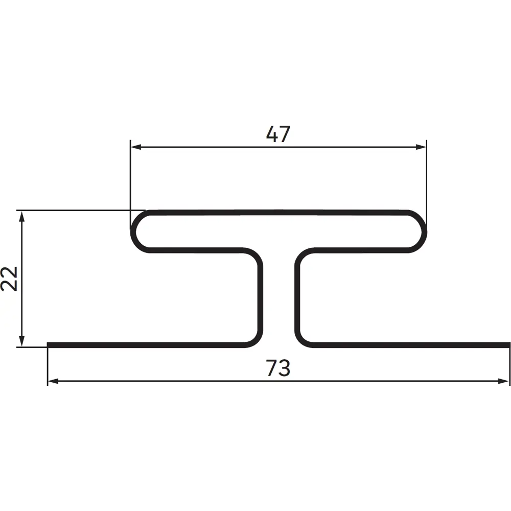 H-профиль для сайдинга MONLID цвет ванильный STLM-2183746 - Вид №1
