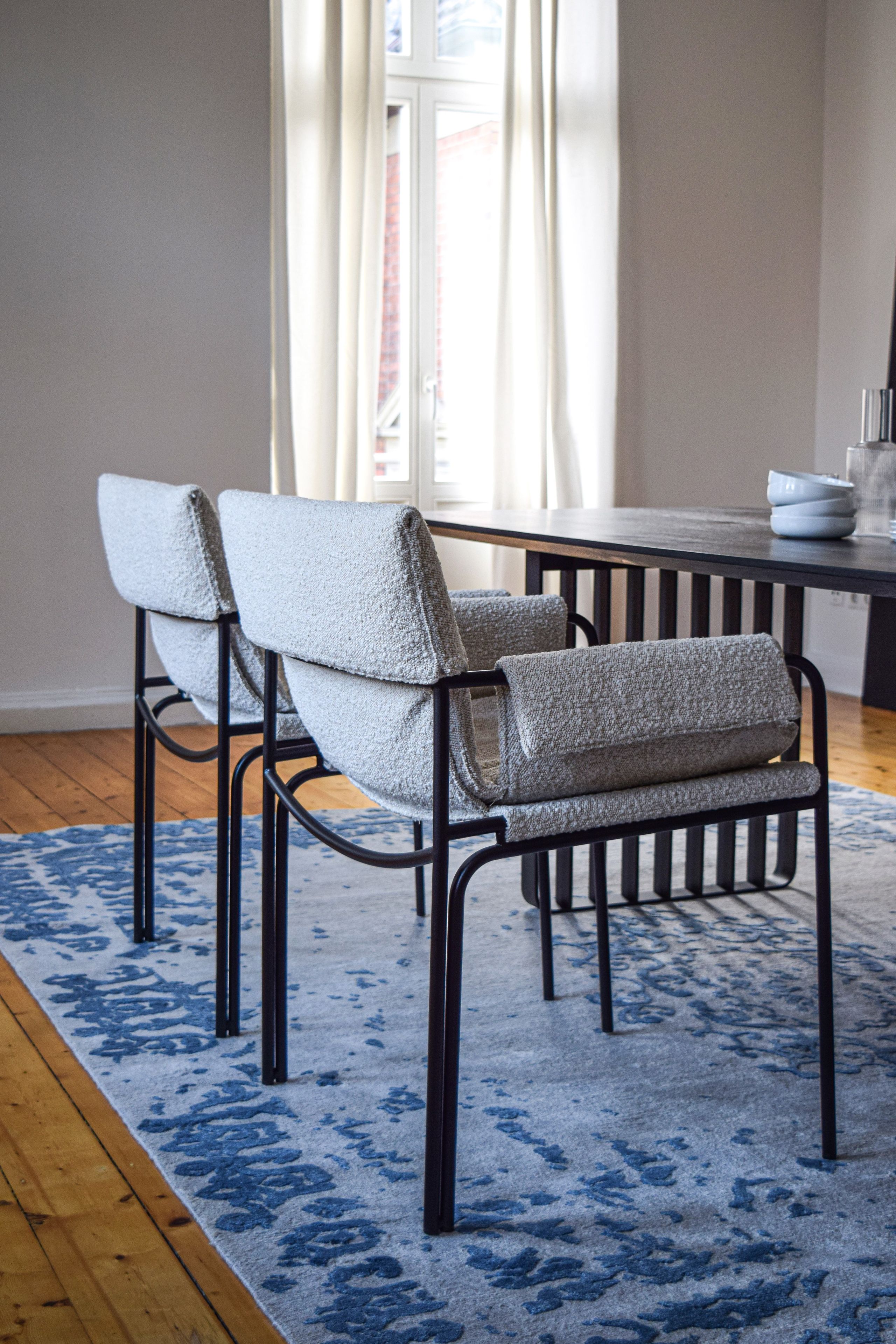 Тканевый стул с подлокотниками KFF Loop Lounge ARCH-00024085 - Вид №6