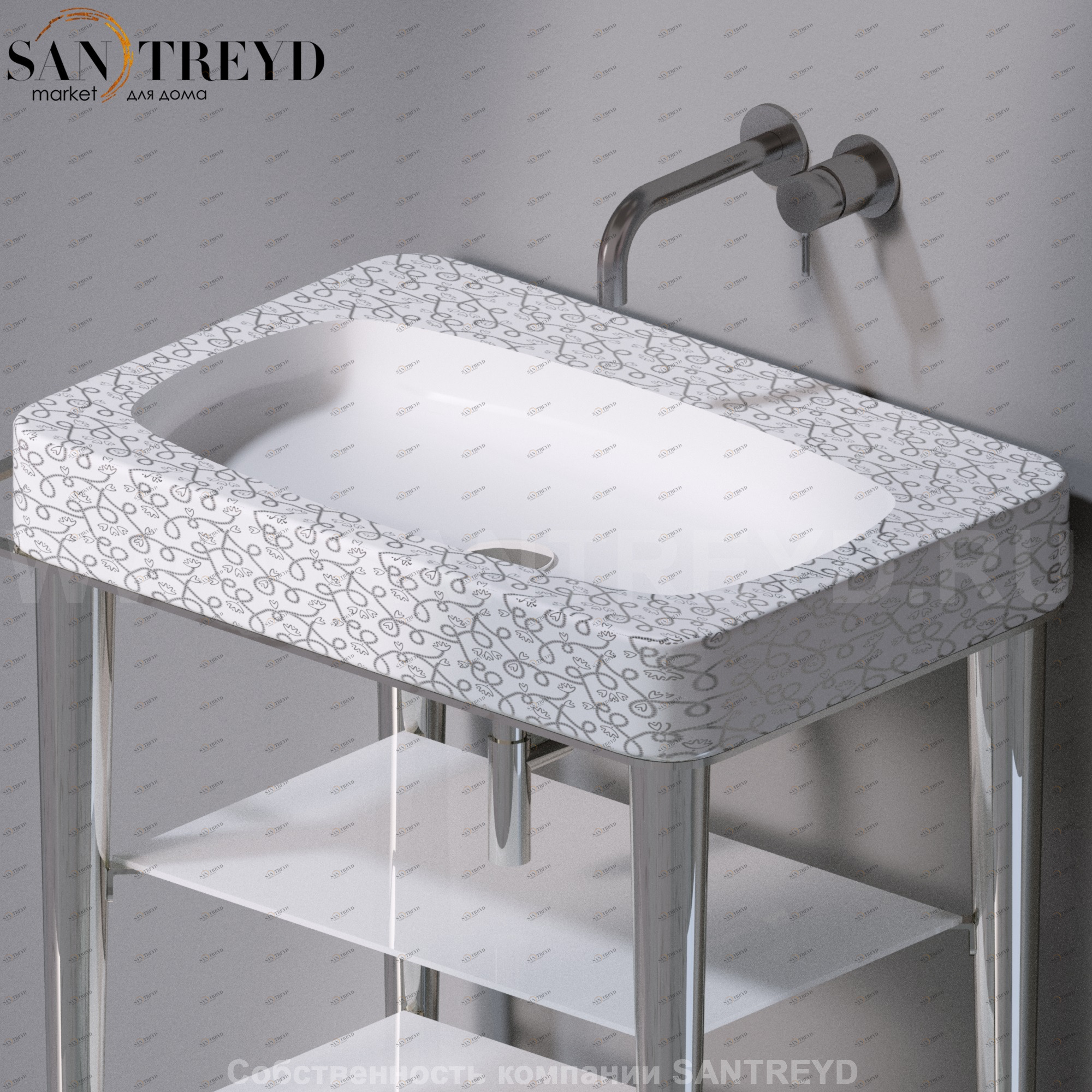 L131400P Накладная раковина на столешницу  прямоугольная A. e T. Italia FUSION AeT ITALIA