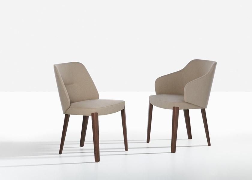 Potocco Стул из мягкой ткани Concha 905 - Вид №1