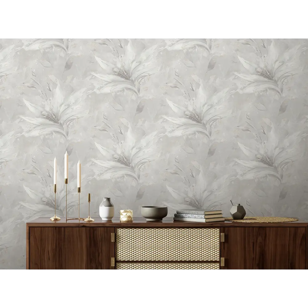 Victoria Stenova Lilian - флизелиновые обои белого цвета с рельефной текстурой 89346013 STLM-0829928 - Вид №3