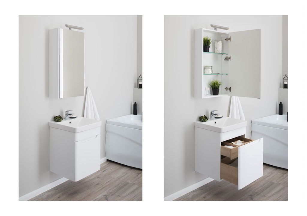 Тумба под раковину Aquanet София 50 белый sun-id-275444 - Вид №5