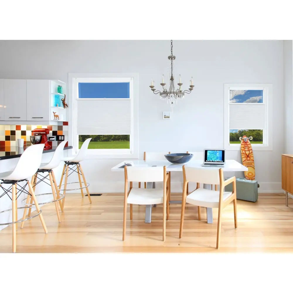 Плиссе с ручкой Плайн-Л 60х160 см текстиль цвет белый Santreyd STLM-2188786 - Вид №6