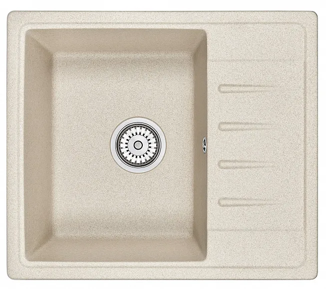 5803, БЕЖЕВЫЙ, кухонная мойка, СтандАРТ кварц