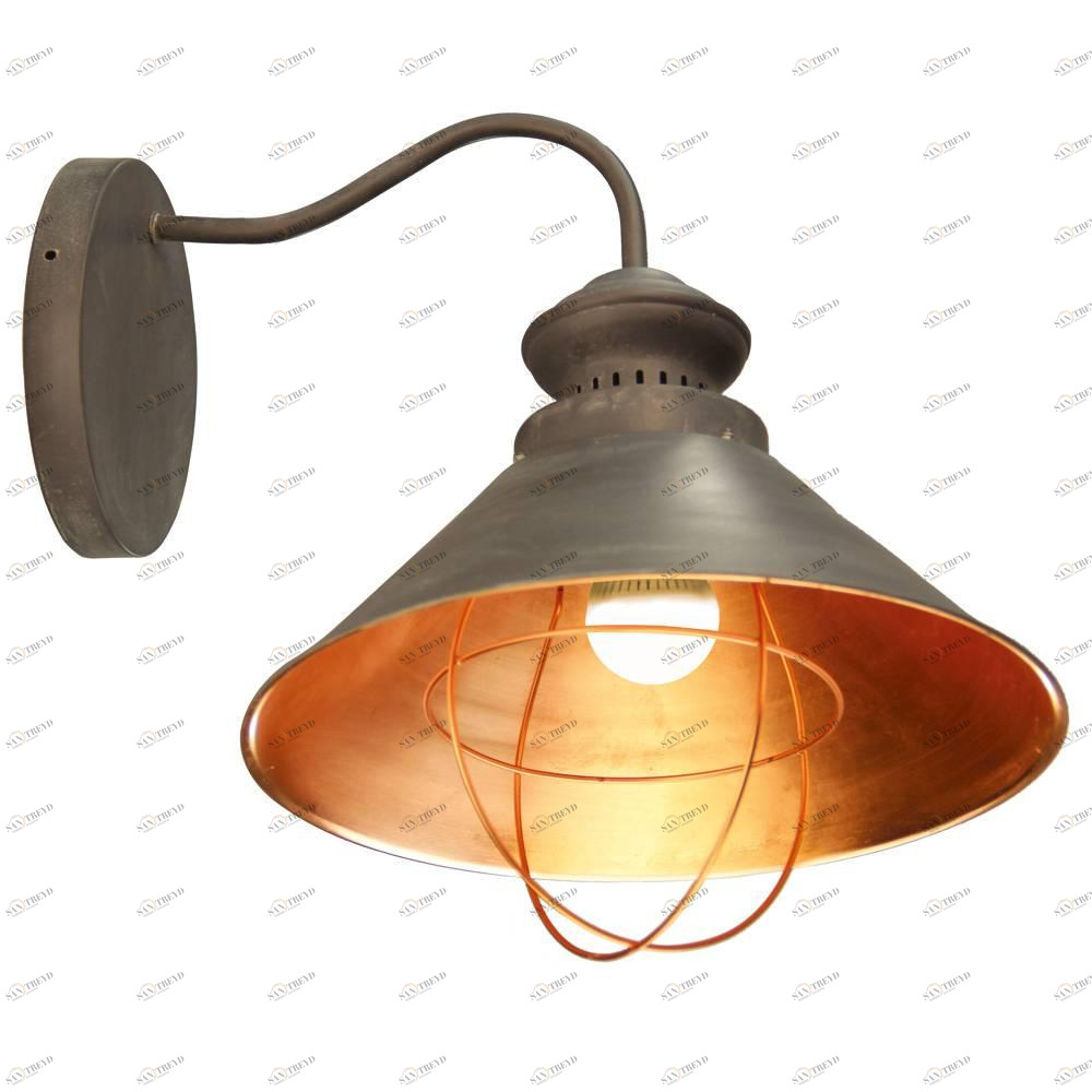 Настенный светильник бра Horrible A5050AP-1BG ARTE LAMP ПОД СТАРИНУ, ФОНАРЬ 078143 Черный 