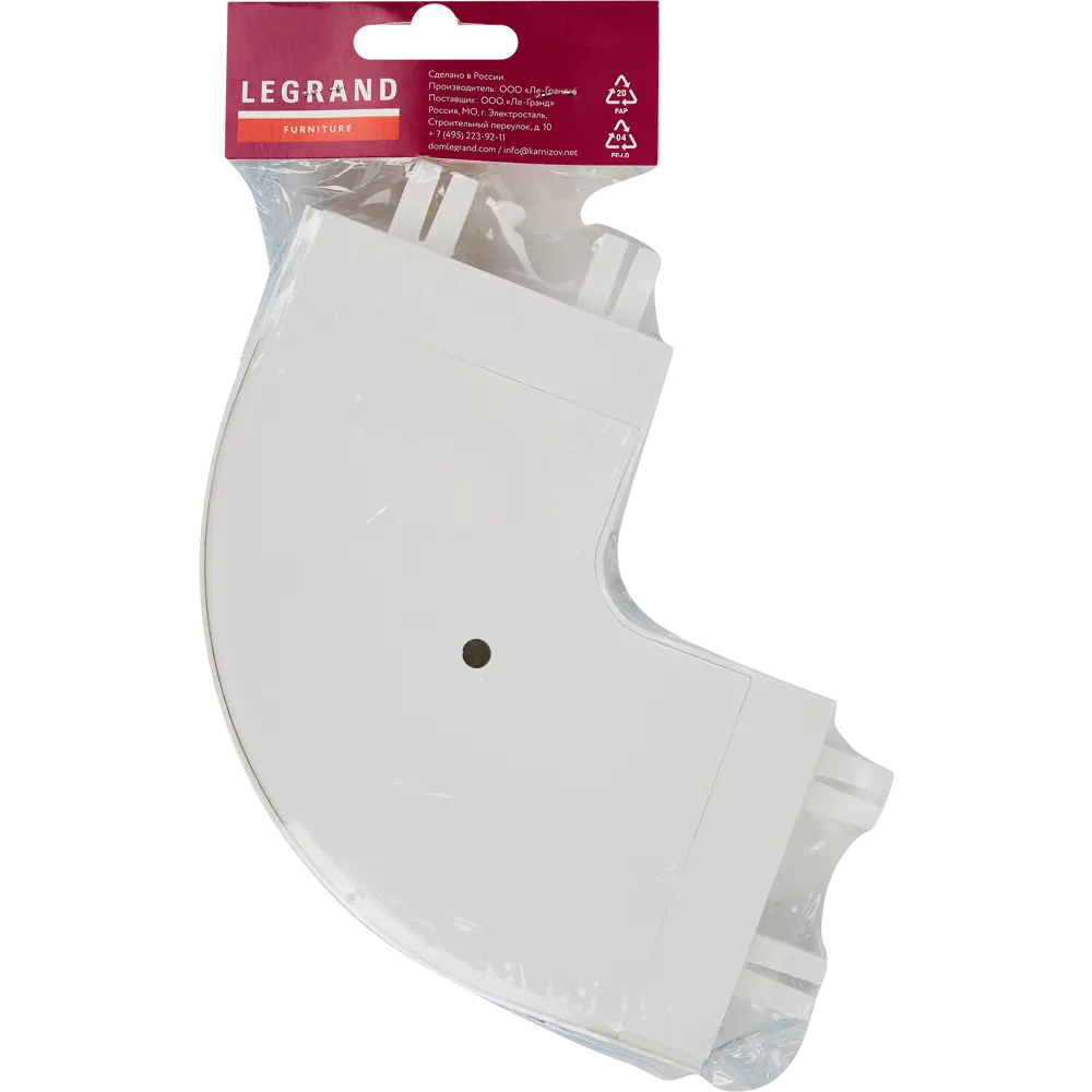 Соединитель эркерный Domlegrand внешний трехрядный пластик цвет белый 1 шт STLM-2063397 - Вид №2