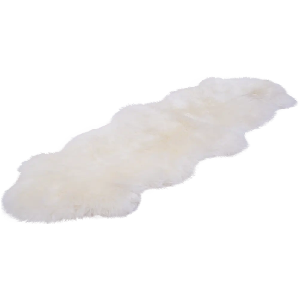 Шкура овечья двойная 50x155 см цвет белый Santreyd STLM-2034443 - Вид №2