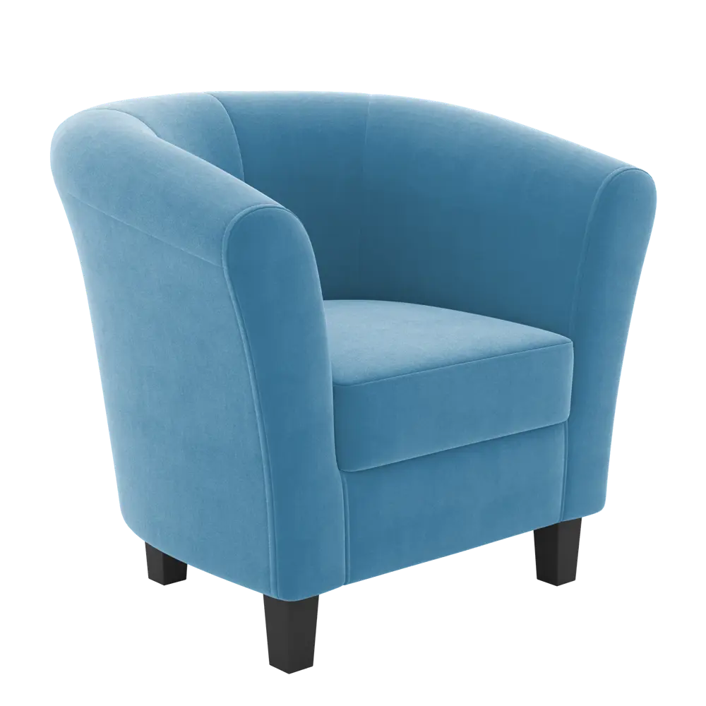 Кресло полиэстер Seasons Марсель CAMARO21 голубое 85x73x77 см STLM-2037948