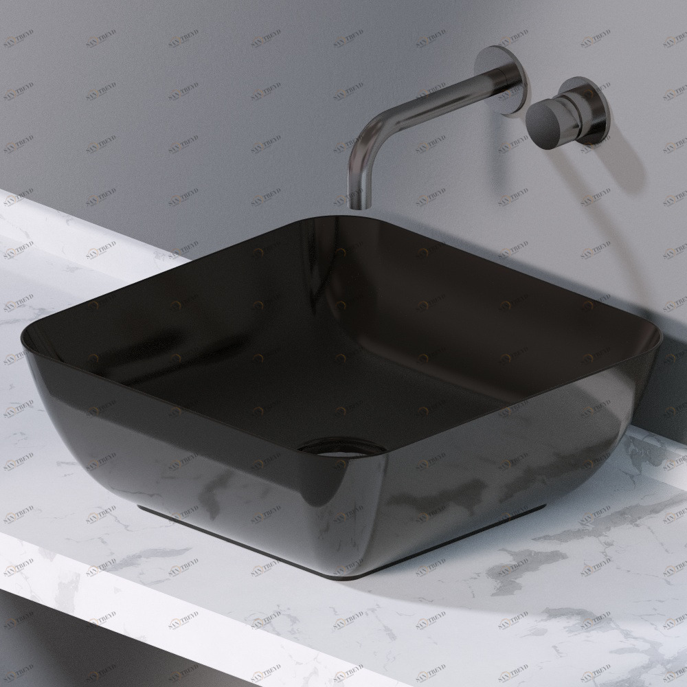 L602104 Накладная раковина на столешницу  прямоугольная A. e T. Italia ELITE AeT ITALIA