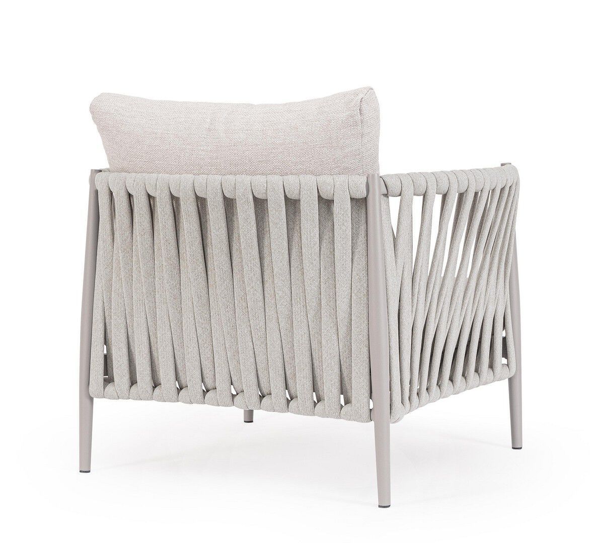 Веревочное и тканевое садовое кресло с подлокотниками BIZZOTTO Jacinta ARCH-00041239 - Вид №13