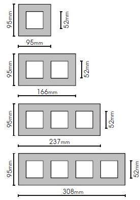 GI Gambarelli Переключатель Arreda quadrata sun-id-1379848 - Вид №2