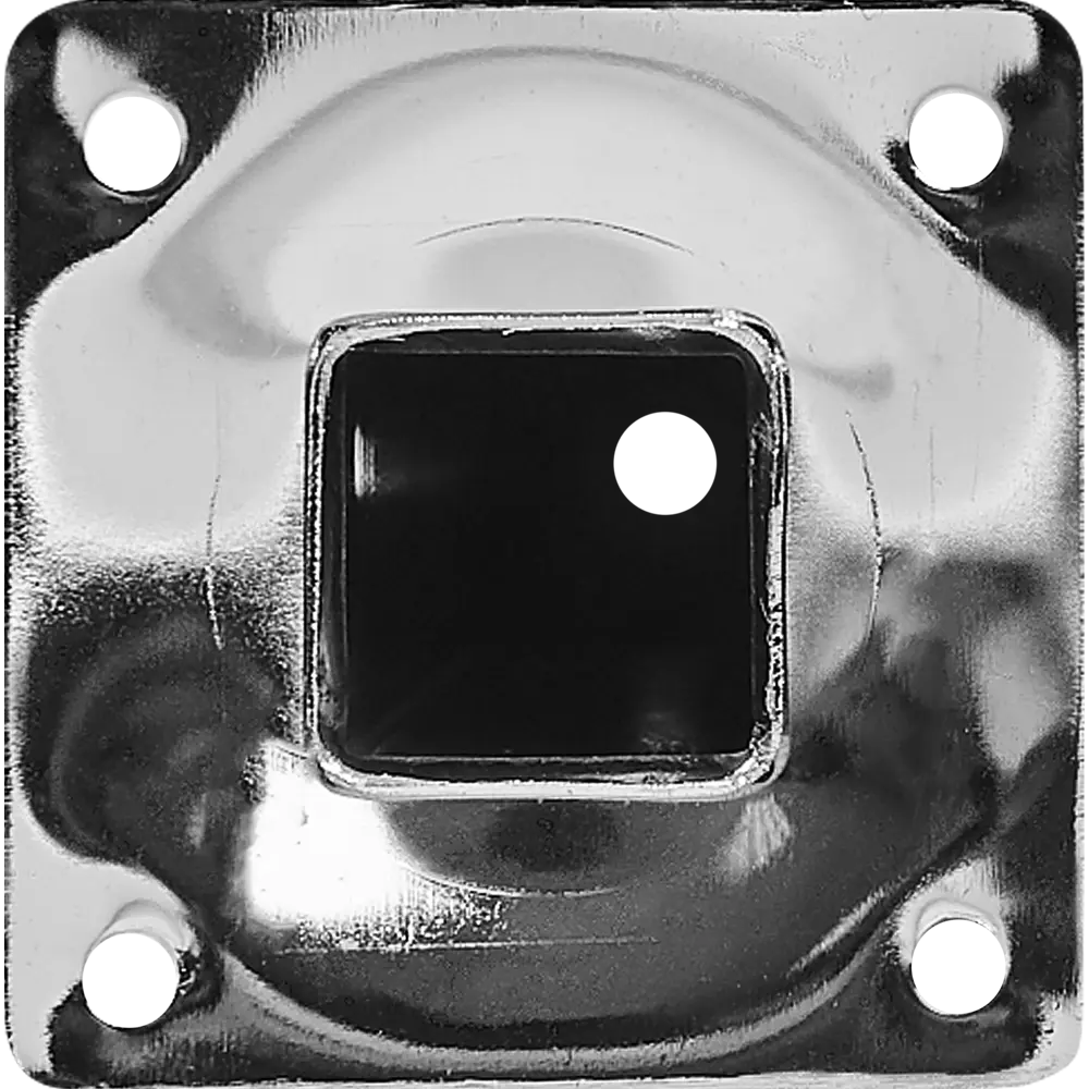 Ножка квадратная 300х25 мм сталь  цвет хром Santreyd STLM-2009531 - Вид №3