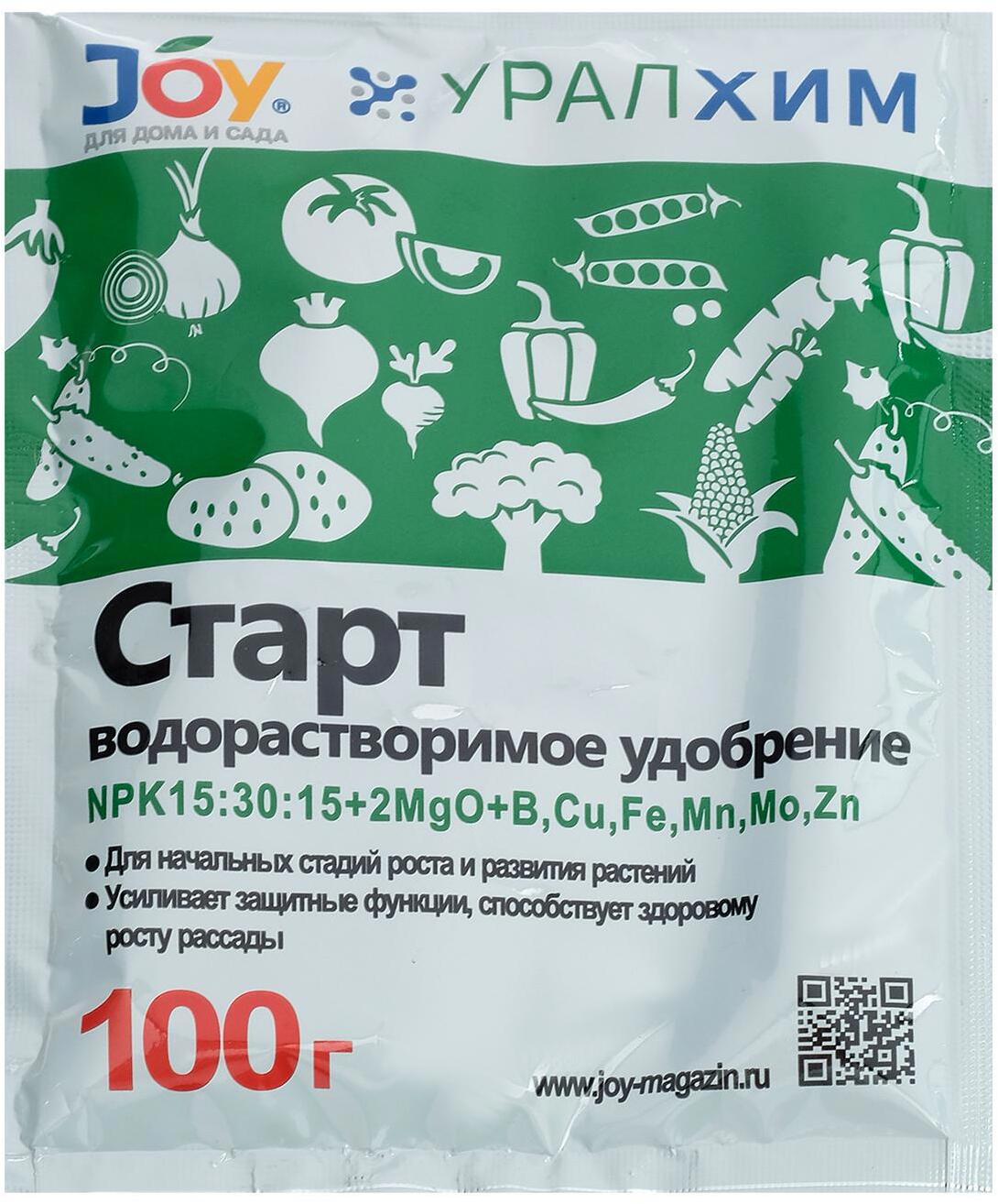 91083017 Удобрение водорастворимое Старт 100 г STLM-0475178 JOY