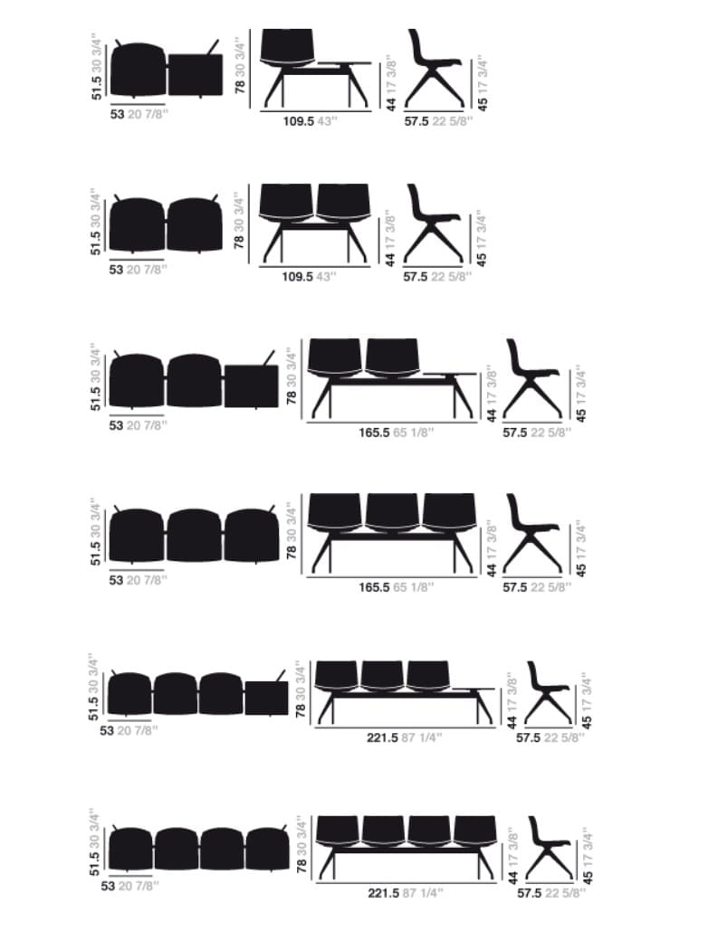 Сидя на баре Arper Catifa 53 ARCH-00118638 - Вид №5