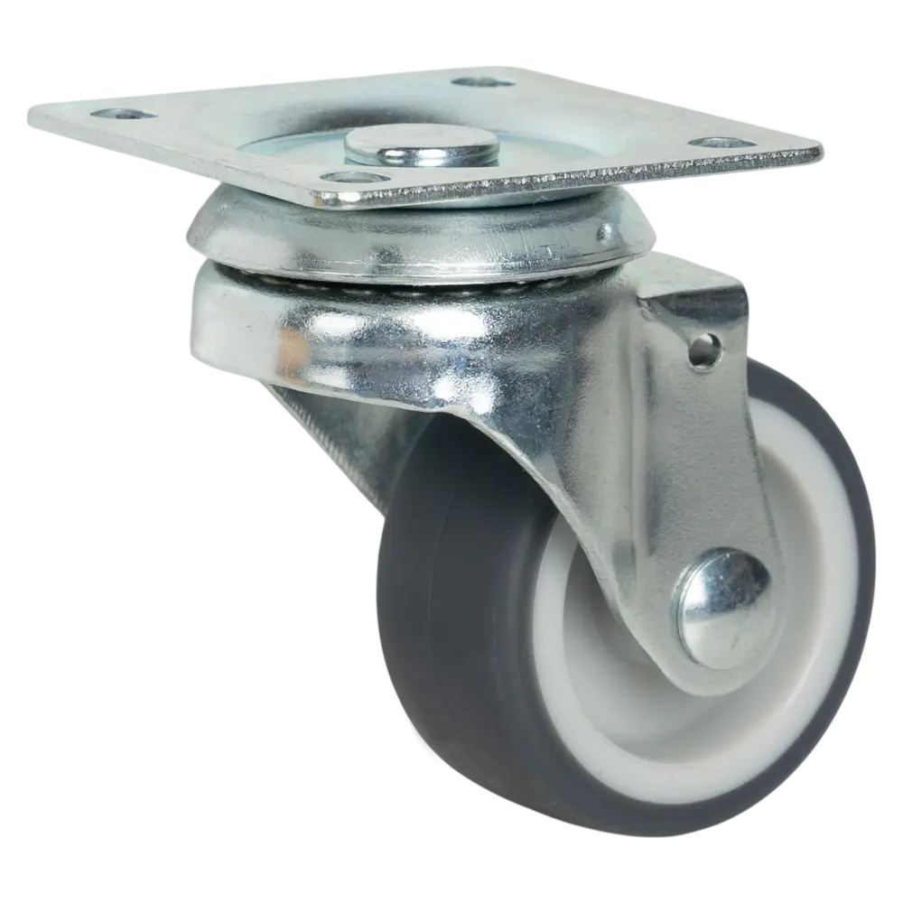 Поворотный мебельный ролик 40 мм с крепежной пластиной 89415384 Santreyd STLM-1581511