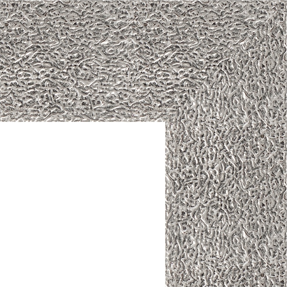 BY 4066 Зеркало с гравировкой в багетной раме - чеканка серебряная 90 mm EVOFORM Exclusive-G - Вид №5