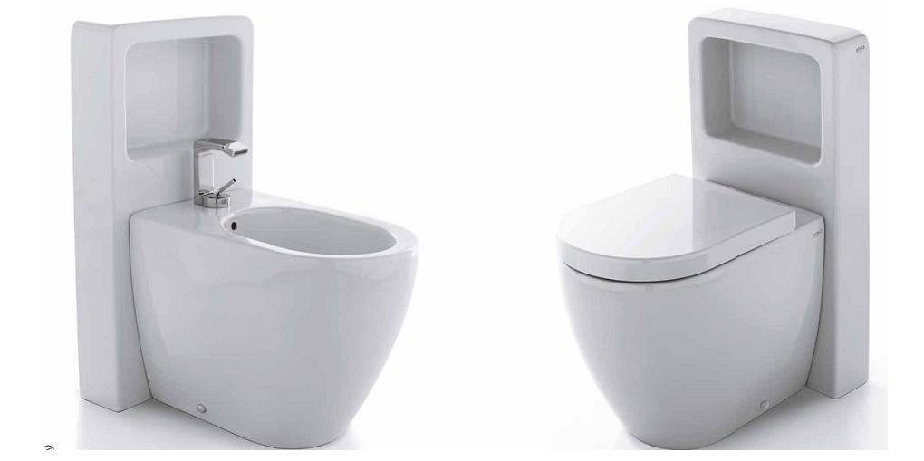 SMVAS Приставной унитаз напольный Белый Ceramica Cielo SMILE Италия - Вид №1