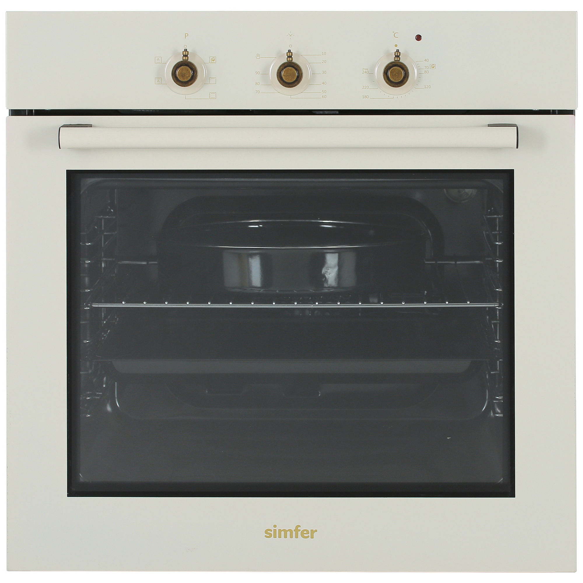 9917383 Электрический духовой шкаф Simfer B6EO16007 бежевый STDN-0071778