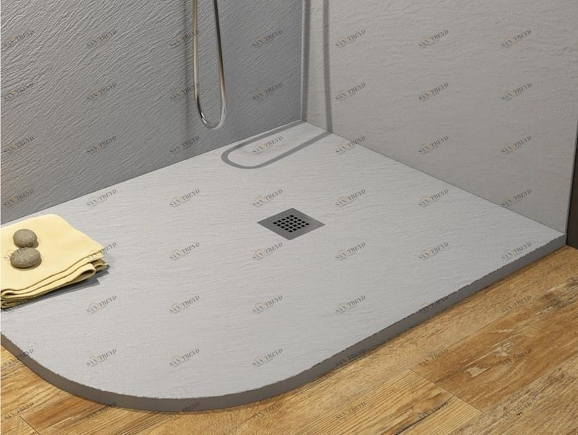 Relax Design Встроенный угловой душевой поддон из мраморной смолы sun-id-1496424
