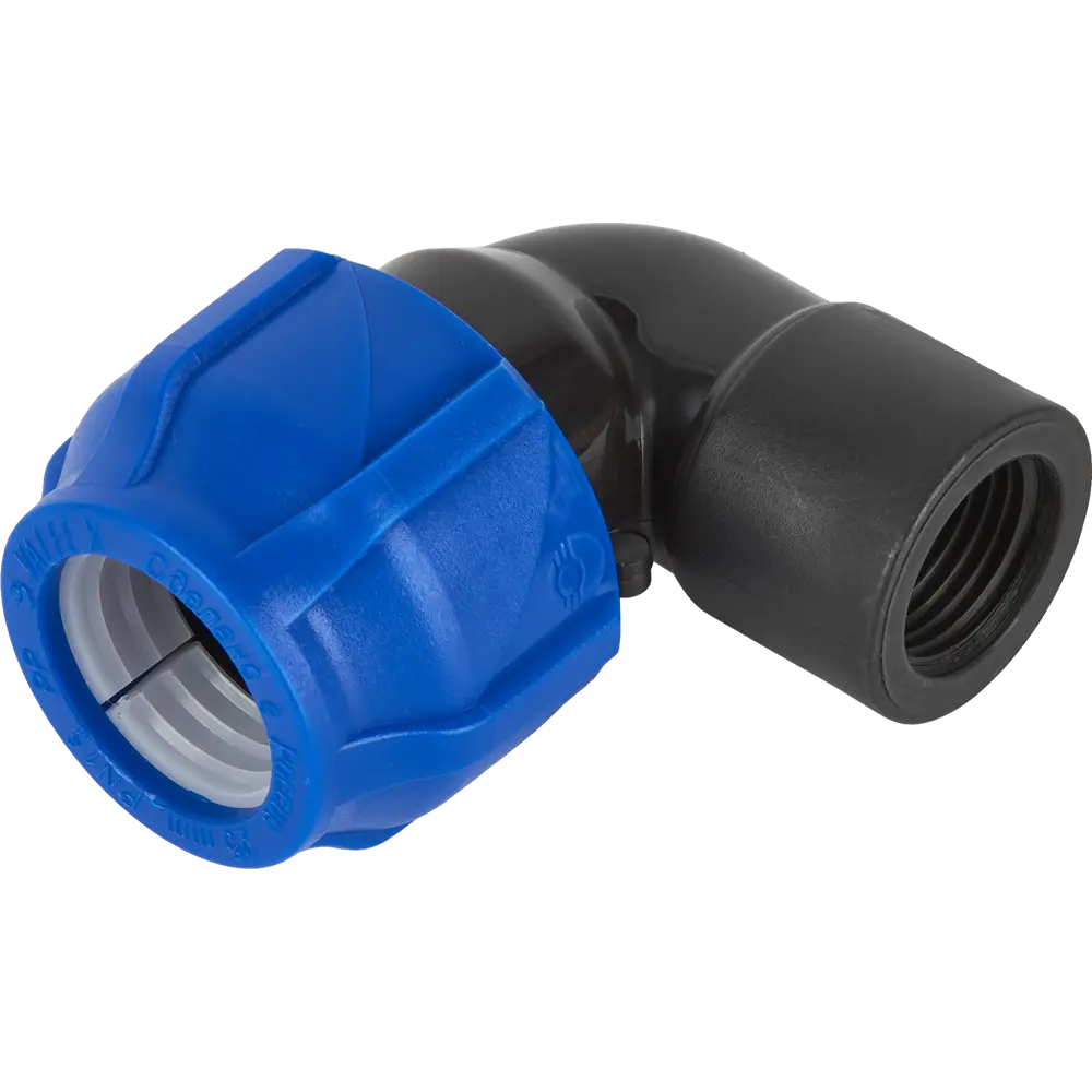 Отвод комбинированный 90° ПНД Valfex 1/2"x25 мм ВР STLM-2164030