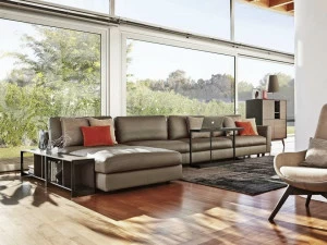 Ditre Italia Модульный кожаный диван с шезлонгом Urban