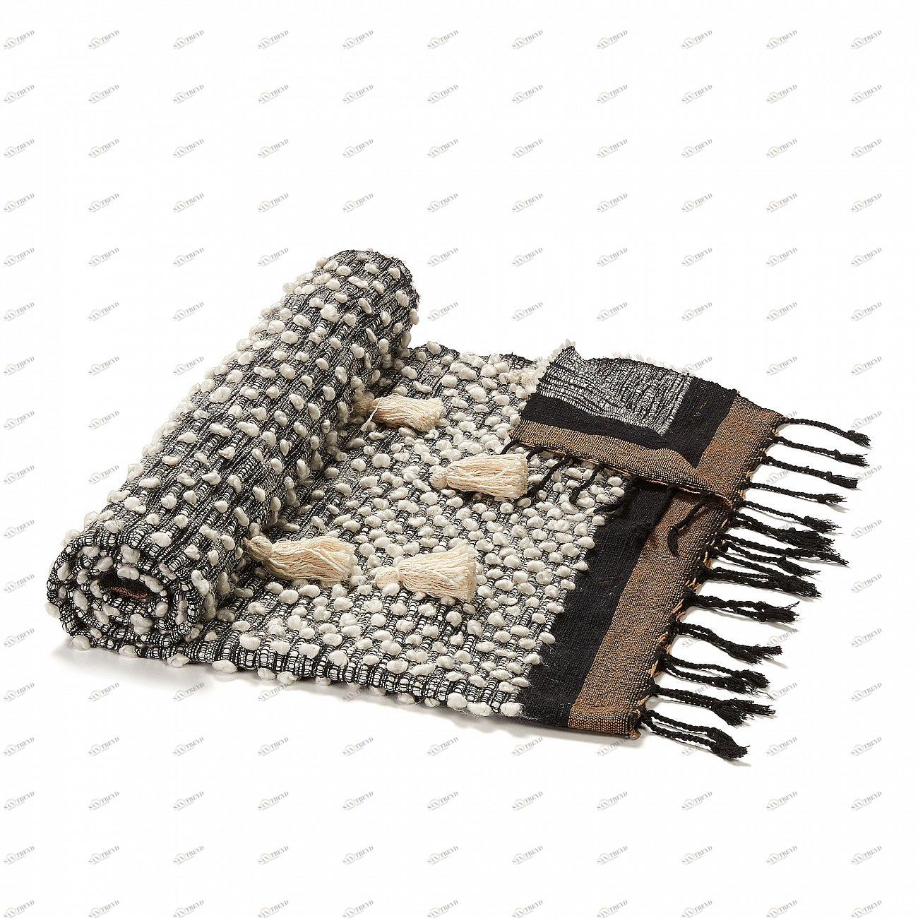 Плед Gravell 125х150 голубой от La Forma LA FORMA ДИЗАЙНЕРСКИЕ, ОДНОТОННЫЕ 298817 Синий 