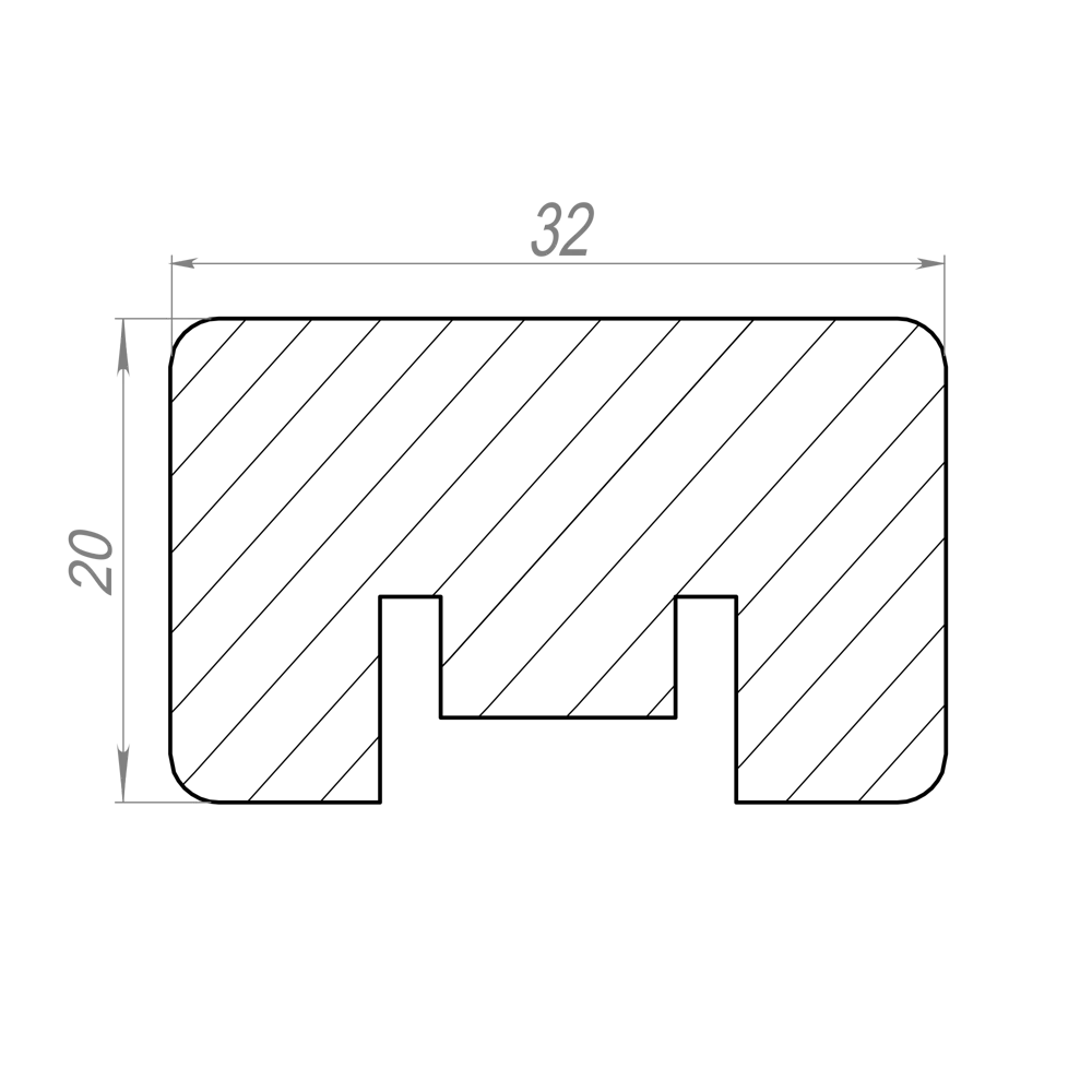 PORTIKA Декоративная рейка МДФ Орех для интерьерного дизайна 89366522 STLM-1512791 - Вид №3