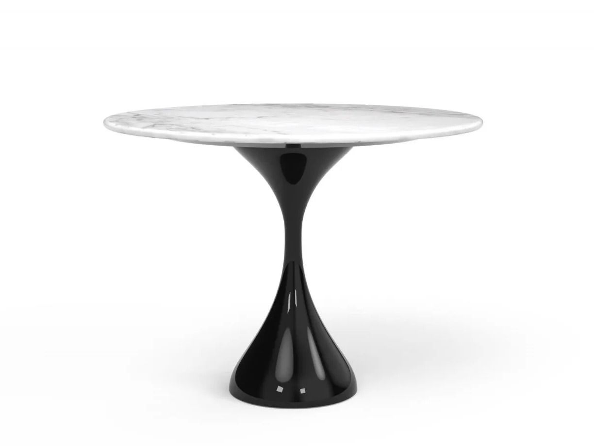 Обеденный стол из стекловолокна и мрамора GANSK MELODY ARCH-00105763