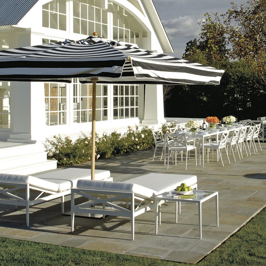 Квадратный стол из алюминия и стекла JANUS et Cie Azimuth ARCH-00127474 - Вид №1