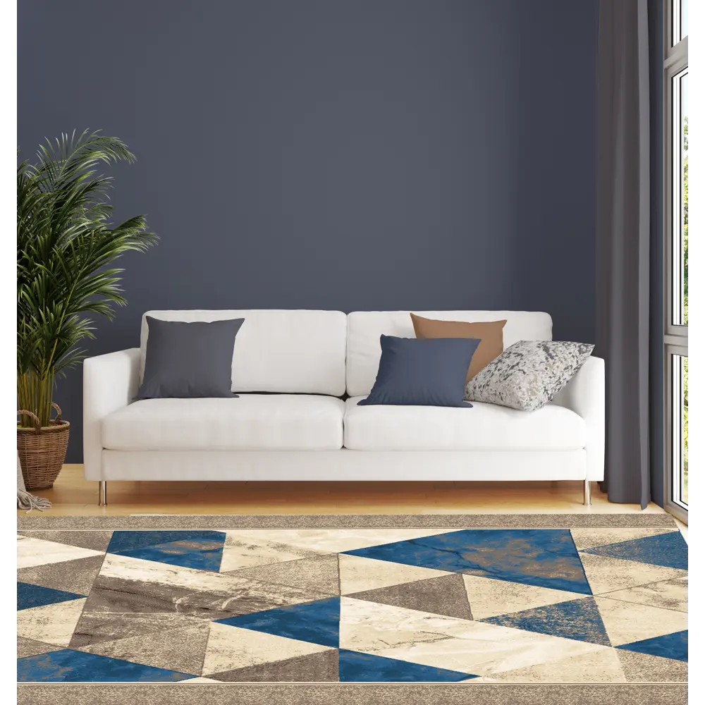 Ковровая дорожка полиамид/войлок Софора 1 м цвет коричневый ВИТЕБСКИЕ КОВРЫ STLM-2112325 - Вид №4