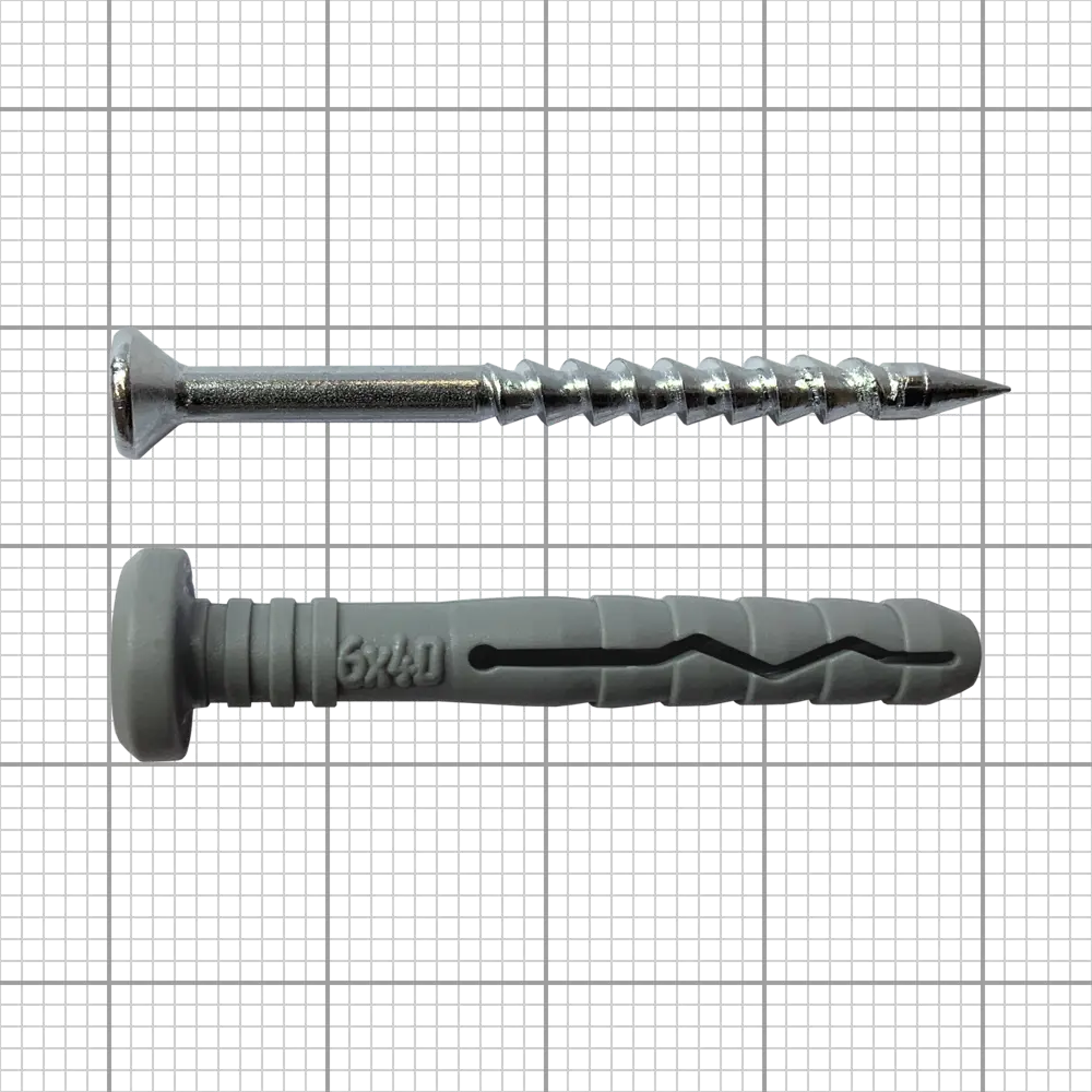 Дюбель-гвоздь грибовидный полипропилен 6x40 мм 10 шт Santreyd STLM-2016925 - Вид №4