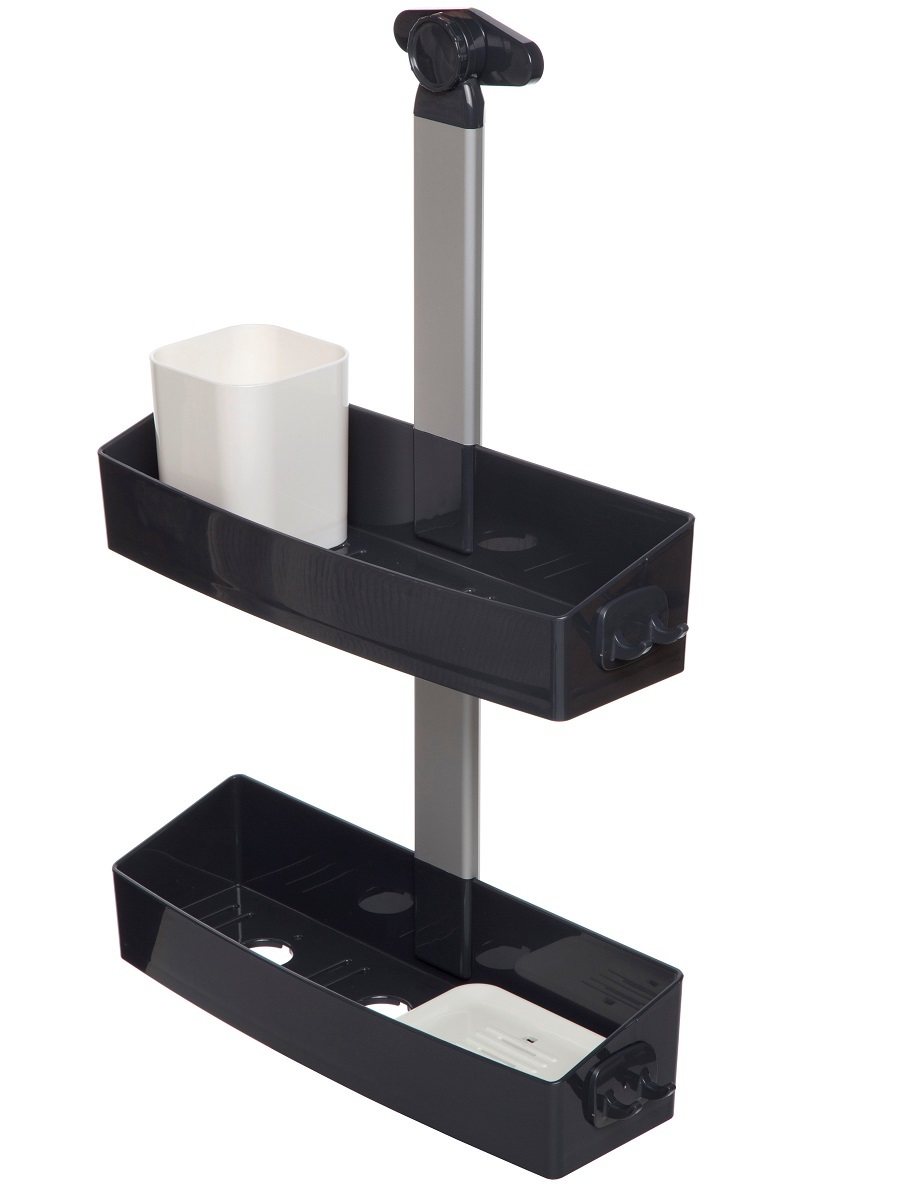 Полка для душа Crafty Anthracite/White NAVAKO 10074 - Вид №2