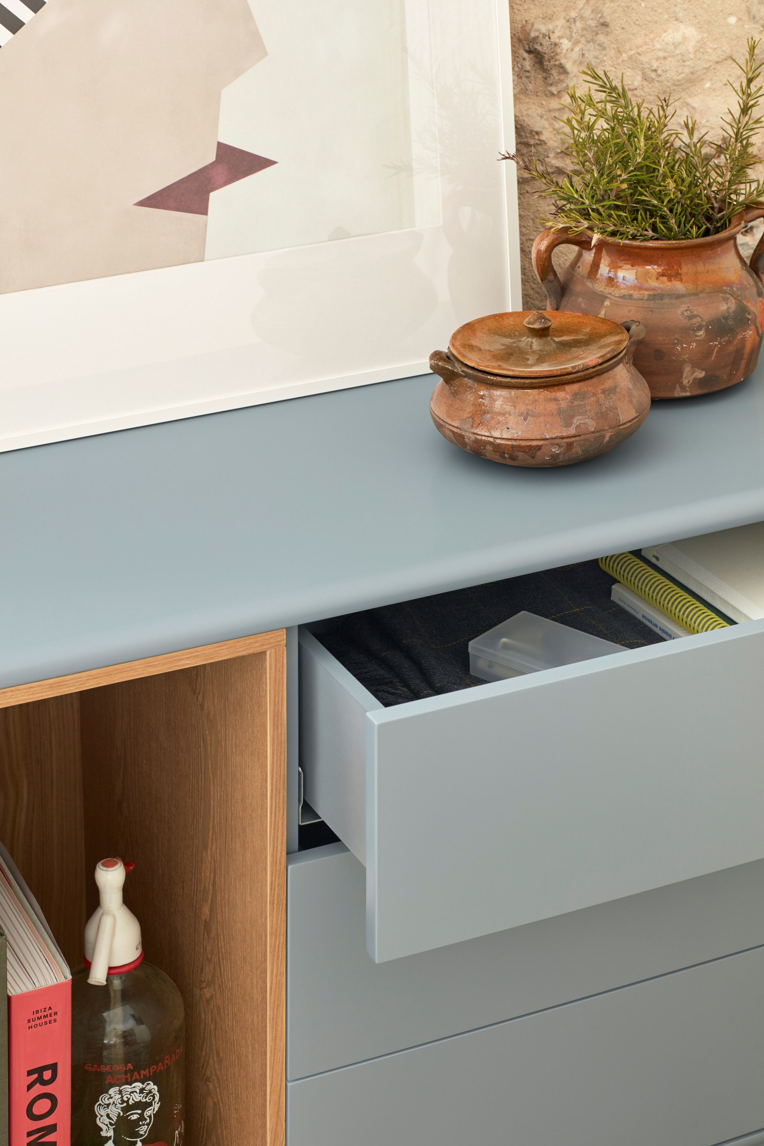 Шкаф из МДФ с распашными дверцами и ящиками TEULAT Corvo ARCH-00138554 - Вид №36