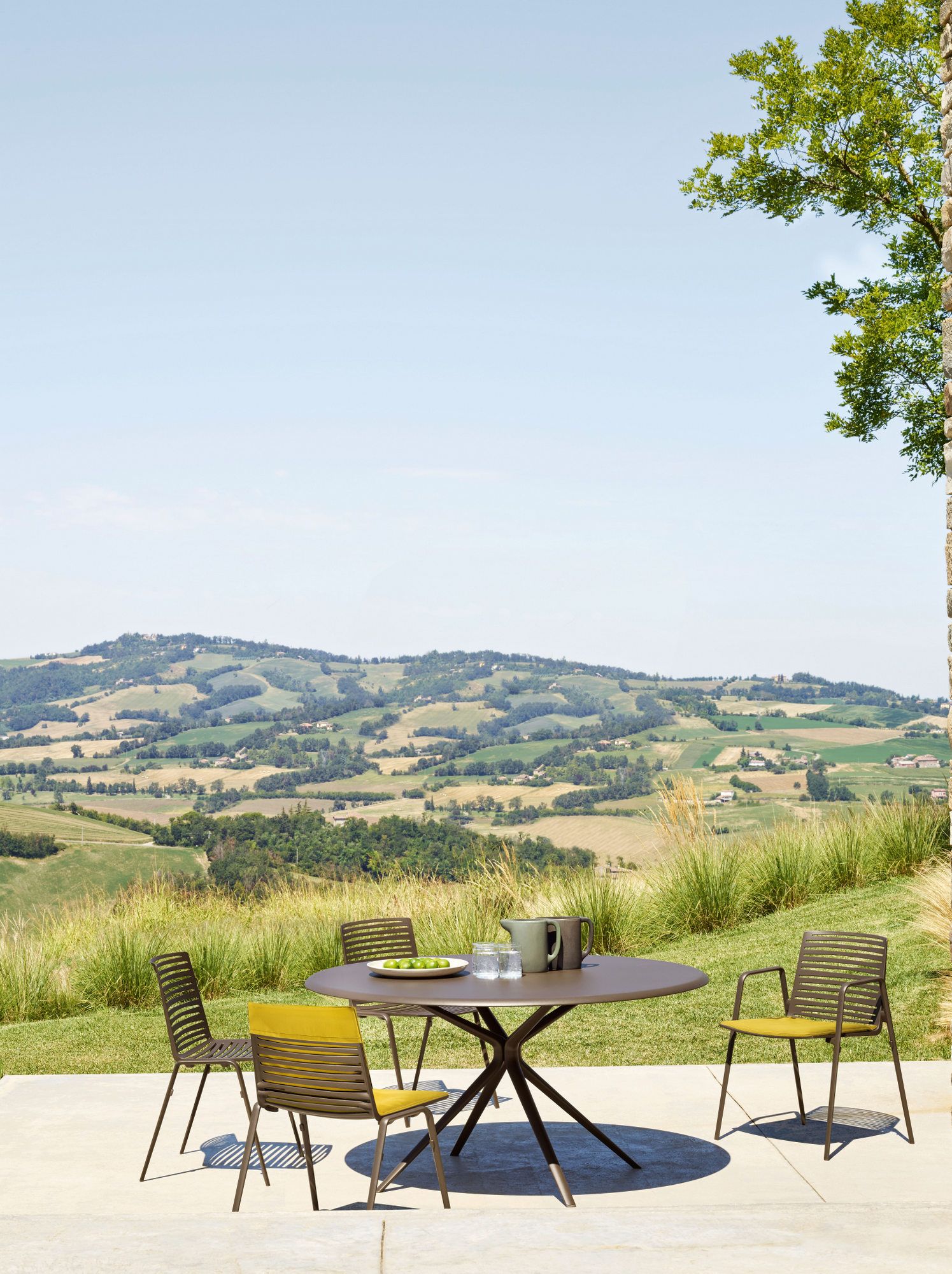 Алюминиевый квадратный садовый стол FAST ARCH-00003373