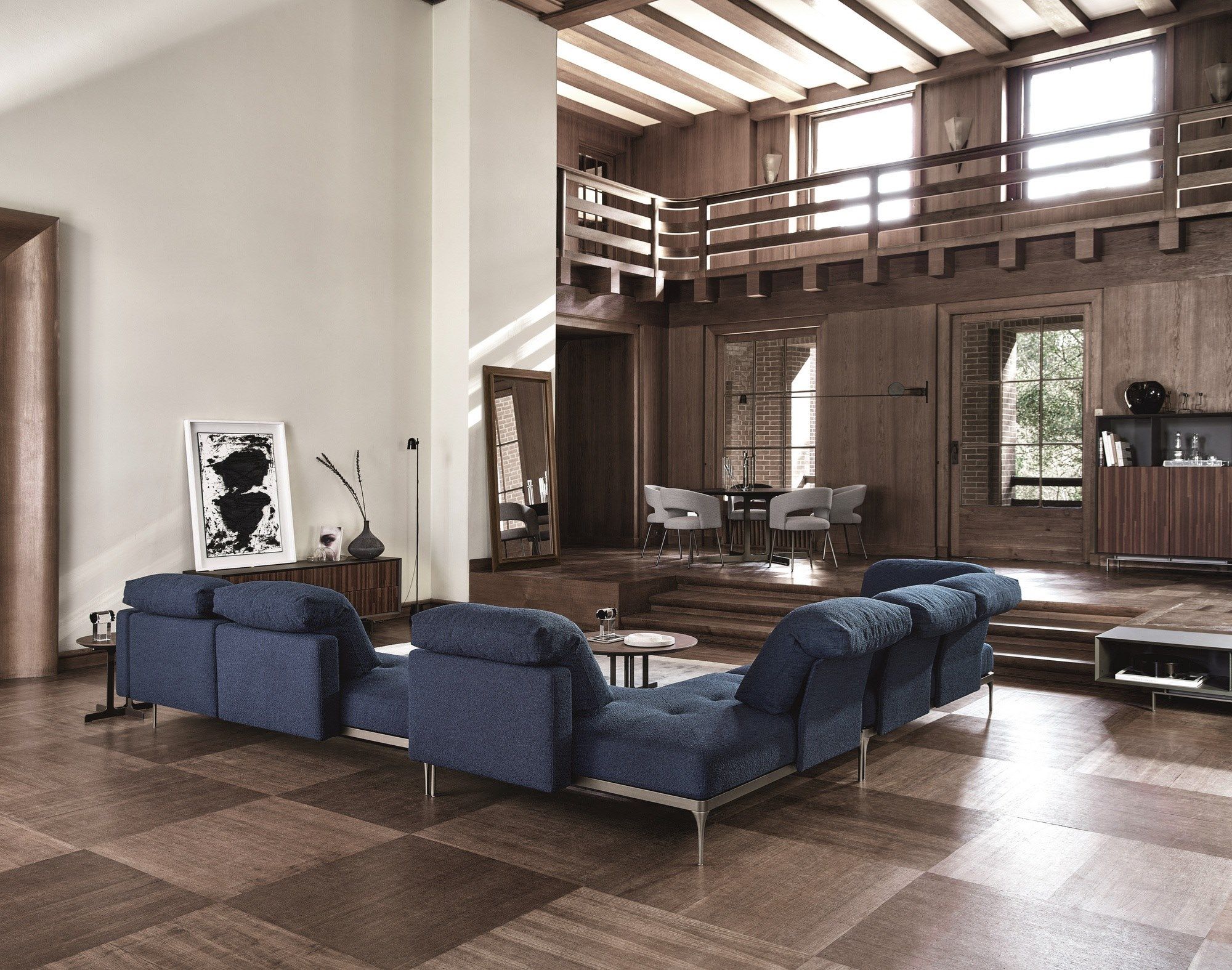 Угловой диван из ткани с полуостровом Ditre Italia Ada ARCH-00070005 - Вид №2