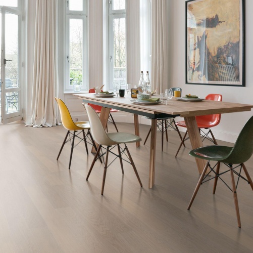 Паркетная доска Haro 4000 Series Top connect Каменно-серый Маркант Дуб Рустик (Гладкая) 2200х180 мм 1400200123 - Вид №2