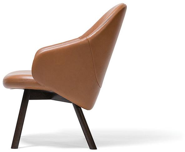 TON Кожаное кресло с подлокотниками Albu sun-id-1428325 - Вид №2