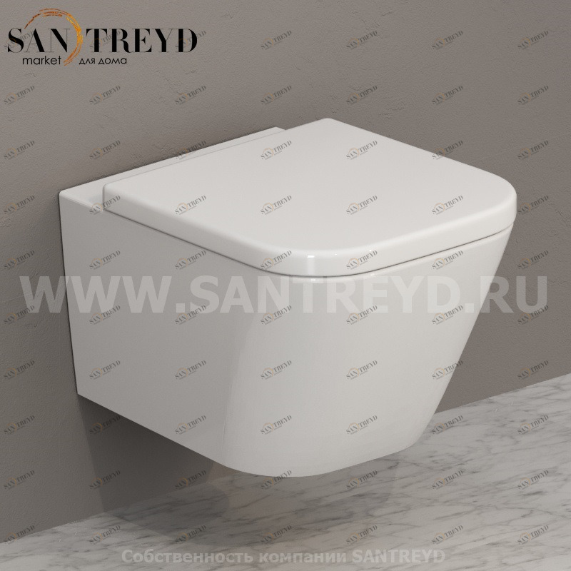 STS07BI Подвесной унитаз настенный Белый Ceramica Globo STONE Италия