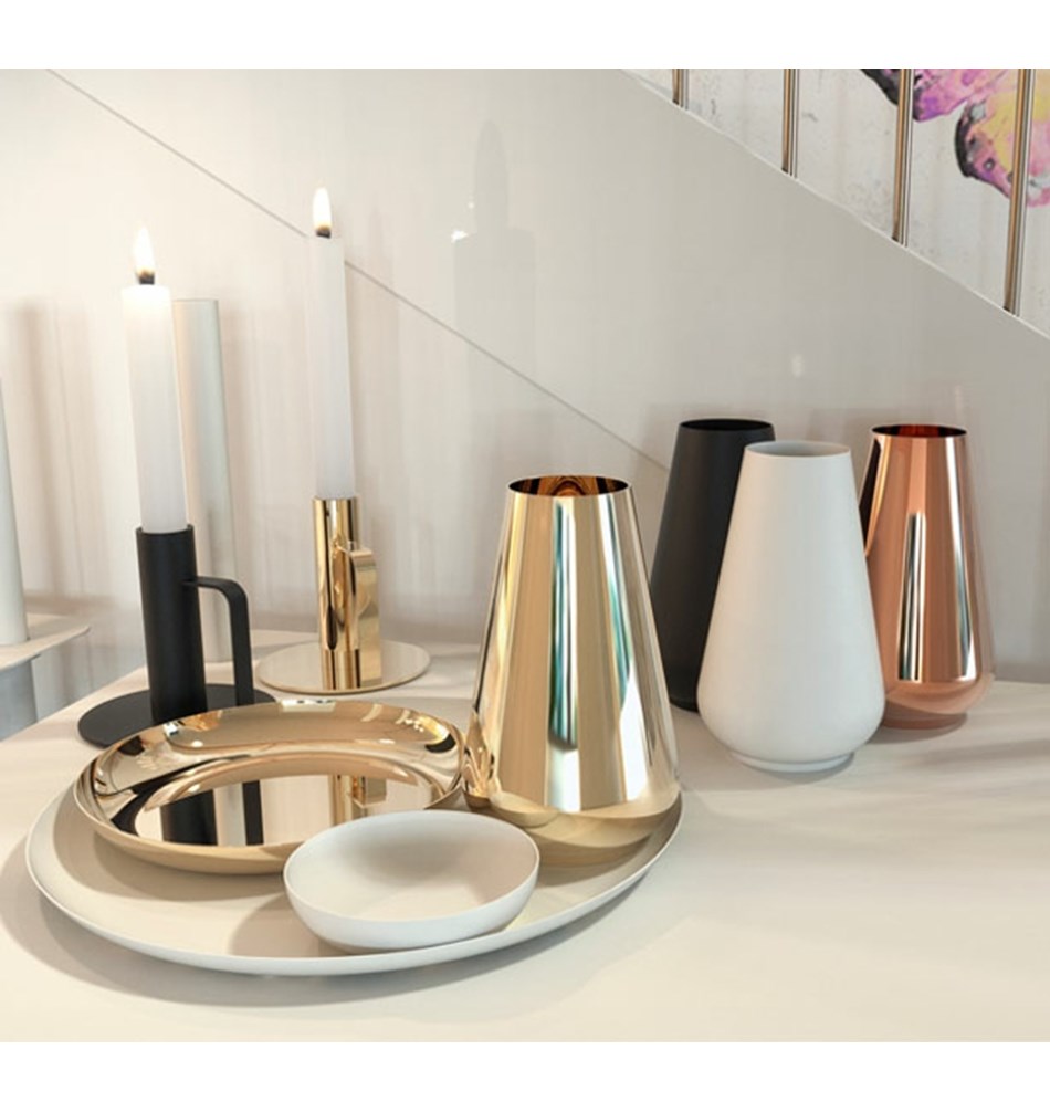 FROST Ваза » белая Нержавеющая сталь Белый N5090-W  - Вид №1