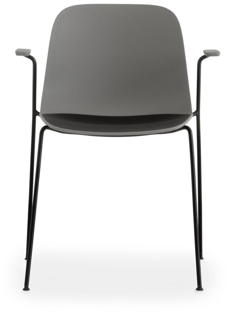 Lapalma Стул из полипропилена штабелируемый с подлокотниками Seela S316 - Вид №1