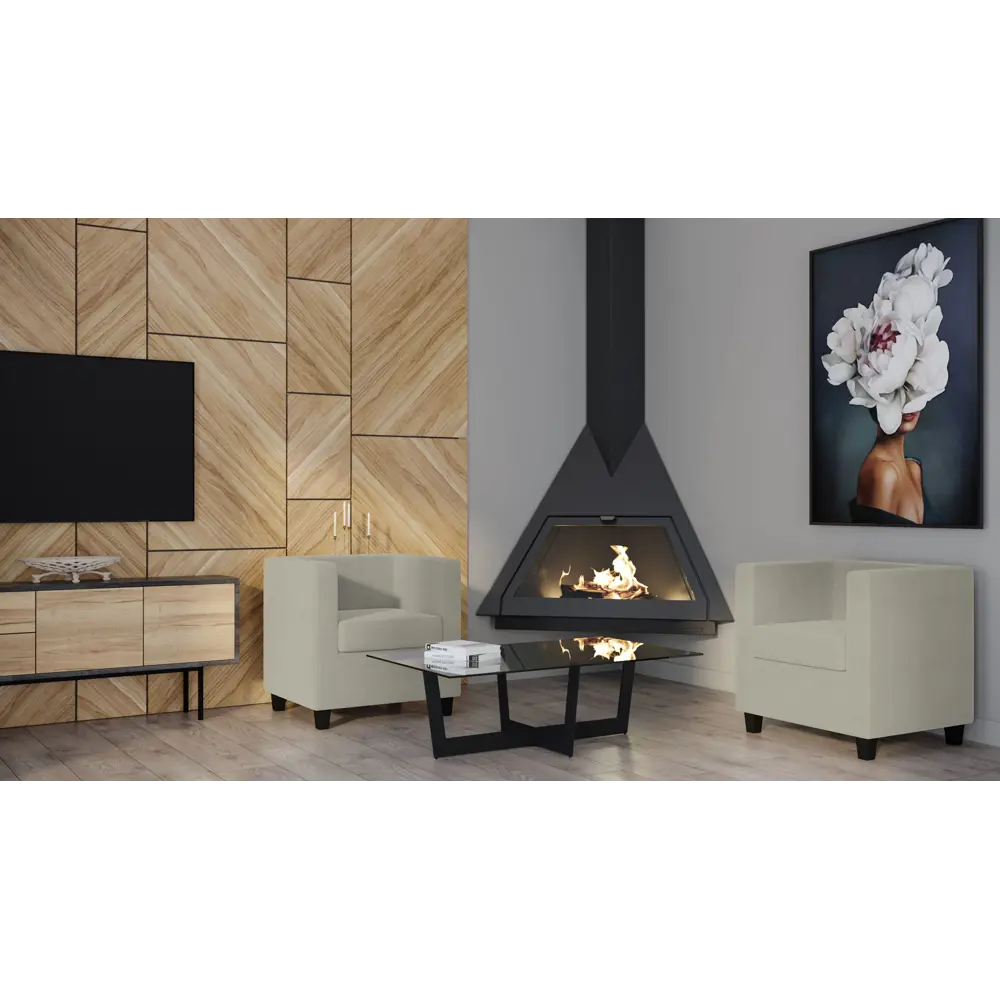 Кресло полиэстер Seasons Корса 73x65x73 см цвет бежевый STLM-2116221 - Вид №2